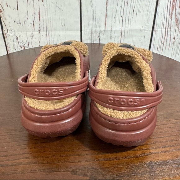 Crocs Classic Lined Bear Clog Kids Size J5 Women’s 6-6.5 Super Cute NWT - Picture 9 of 10